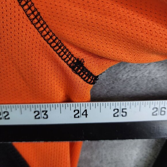 Men's Nike Oklahoma State Therma-Fit Hoodie Sweatshirt Black & Orange OSU L - Picture 11 of 13